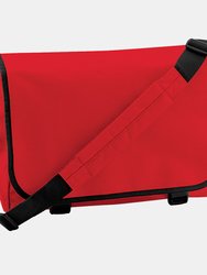 Bagbase Adjustable Messenger Bag (11 Liters) (Classic Red) (One Size) - Classic Red