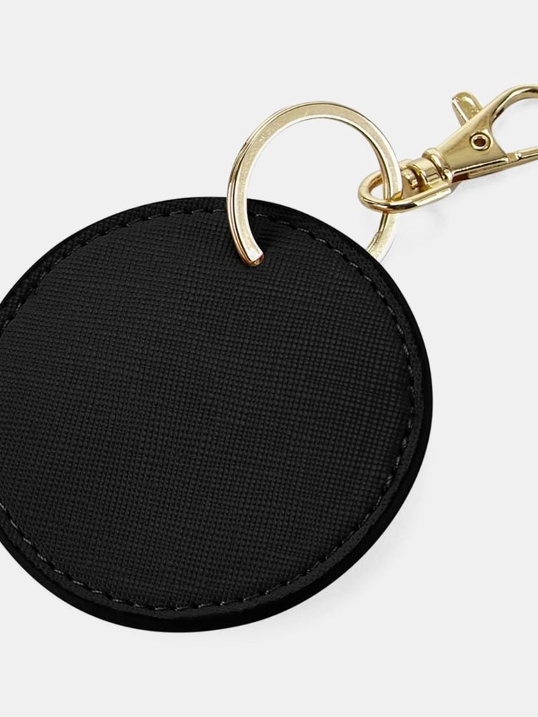 Bagbase Boutique Circular Key Clip - Black