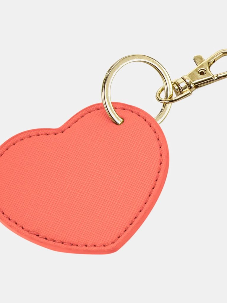 Bagbase Boutique Heart Key Clip - Coral