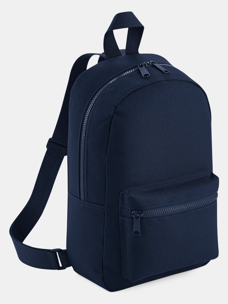 Bagbase Mini Essential Backpack/Rucksack Bag (Pack of 2) (French Navy) (One Size) (One Size) - French Navy