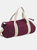 Bagbase Plain Varsity Barrel/Duffel Bag (5 Gallons) (Pack of 2) (Burgundy/Off White) (One Size) - Burgundy/Off White