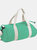 Bagbase Plain Varsity Barrel/Duffel Bag (5 Gallons) (Pack of 2) (Mint Green/Off White) (One Size) - Mint Green/Off White