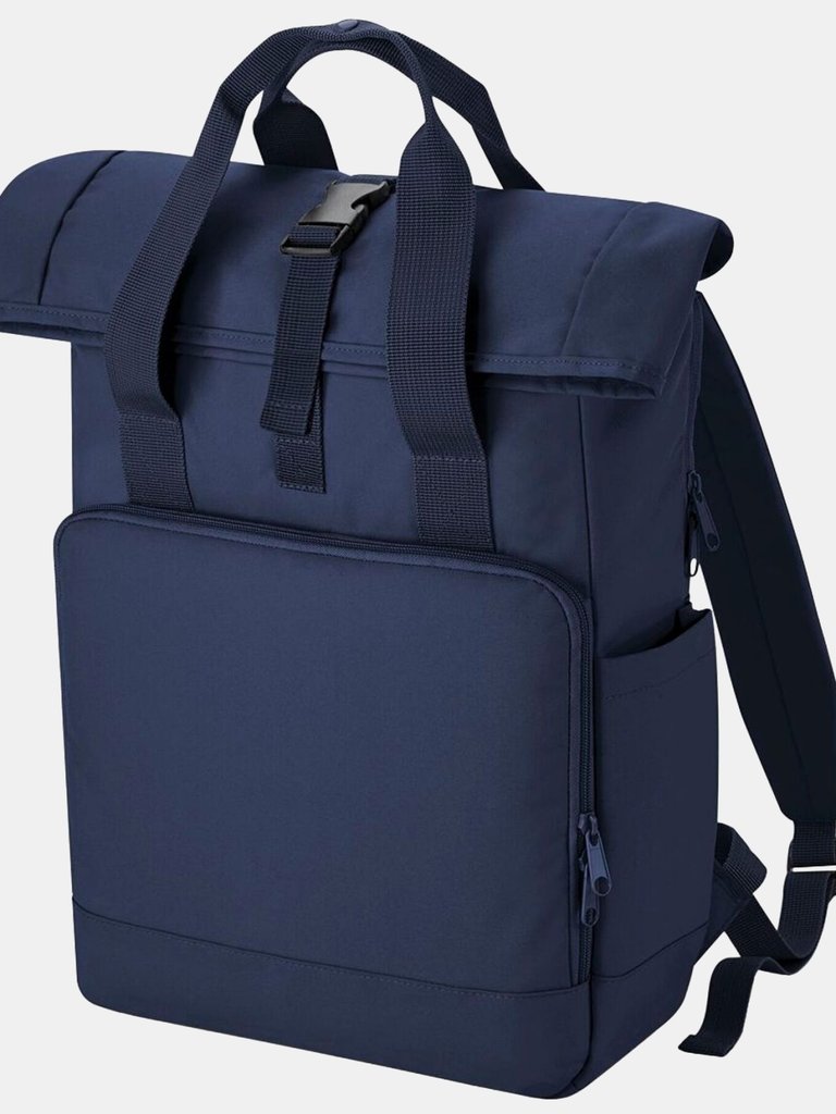 Bagbase Roll Top Twin Handle Laptop Bag - Navy Dusk