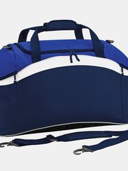 BagBase Teamwear Sport Holdall / Duffel Bag (54 Liters) (Pack of 2) (French Navy/ Bright Royal/ White) (One Size) - French Navy/ Bright Royal/ White