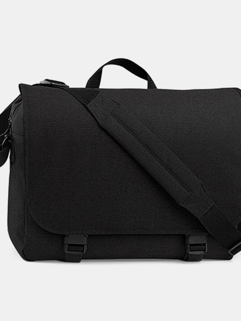 BagBase Two-tone Digital Messenger Bag (Up To 15.6inch Laptop Compartment) (Black) (One Size) - Black