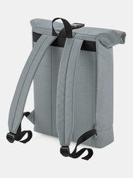 BagBase Unisex Recycled Roll-Top Backpack (Pure Gray) (One Size) (One Size)