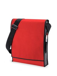 Budget Vertical Messenger Bag,10 Liters - Red/ Black - Red/ Black