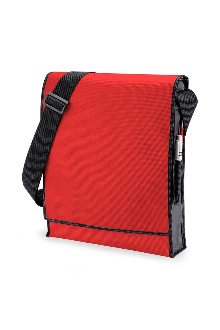 Budget Vertical Messenger Bag,10 Liters - Red/ Black - Red/ Black
