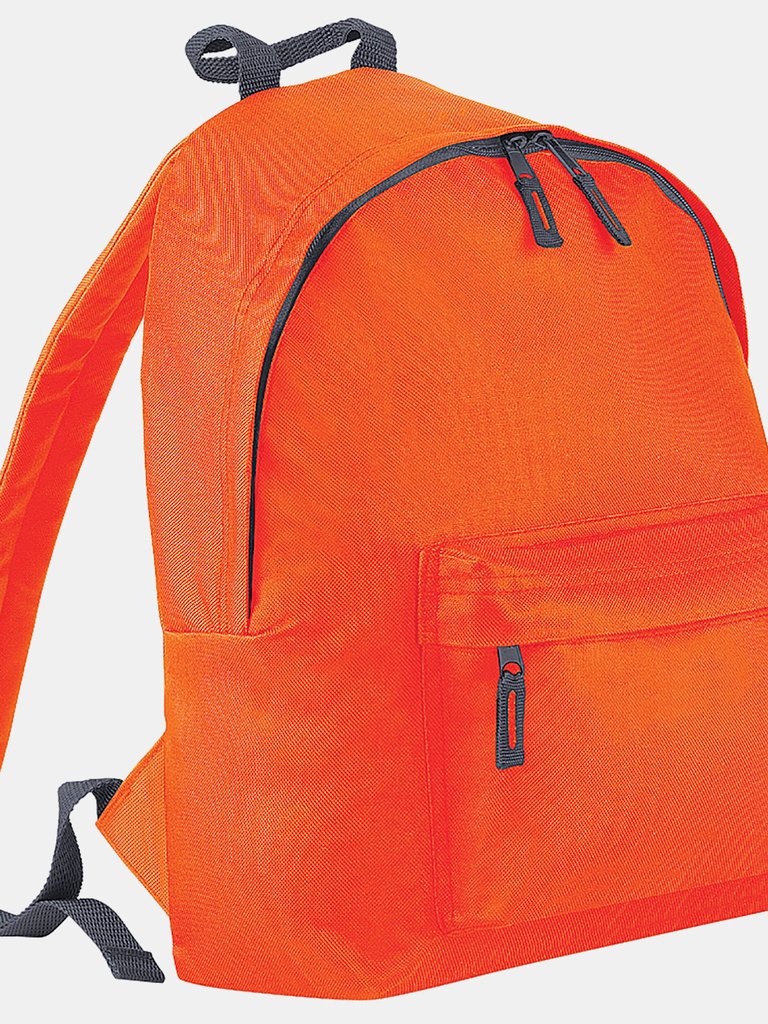 Fashion Backpack / Rucksack Pack of 2 (18 Liters) - Orange/Graphite Gray - Orange/Graphite Gray