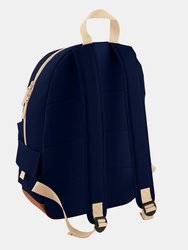 Heritage Retro Backpack/Rucksack/Bag (18 Litres) (French Navy)