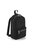 Metallic Zip Mini Backpack - Black/Silver - Black/Silver
