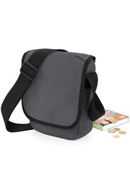 Mini Adjustable Reporter / Messenger Bag 2 Liters - Graphite Grey/Black - Graphite Grey/Black