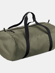 Packaway Barrel Bag/Duffel Water Resistant Travel Bag (8 Gallons) (Pack 2) - Olive Green / Black - Olive Green / Black
