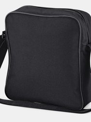 Retro Flight / Travel Bag 1.8 Gallons- Black/Dark Graphite