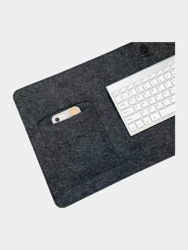 Mat - Desk Pad - Charcoal/Charcoal