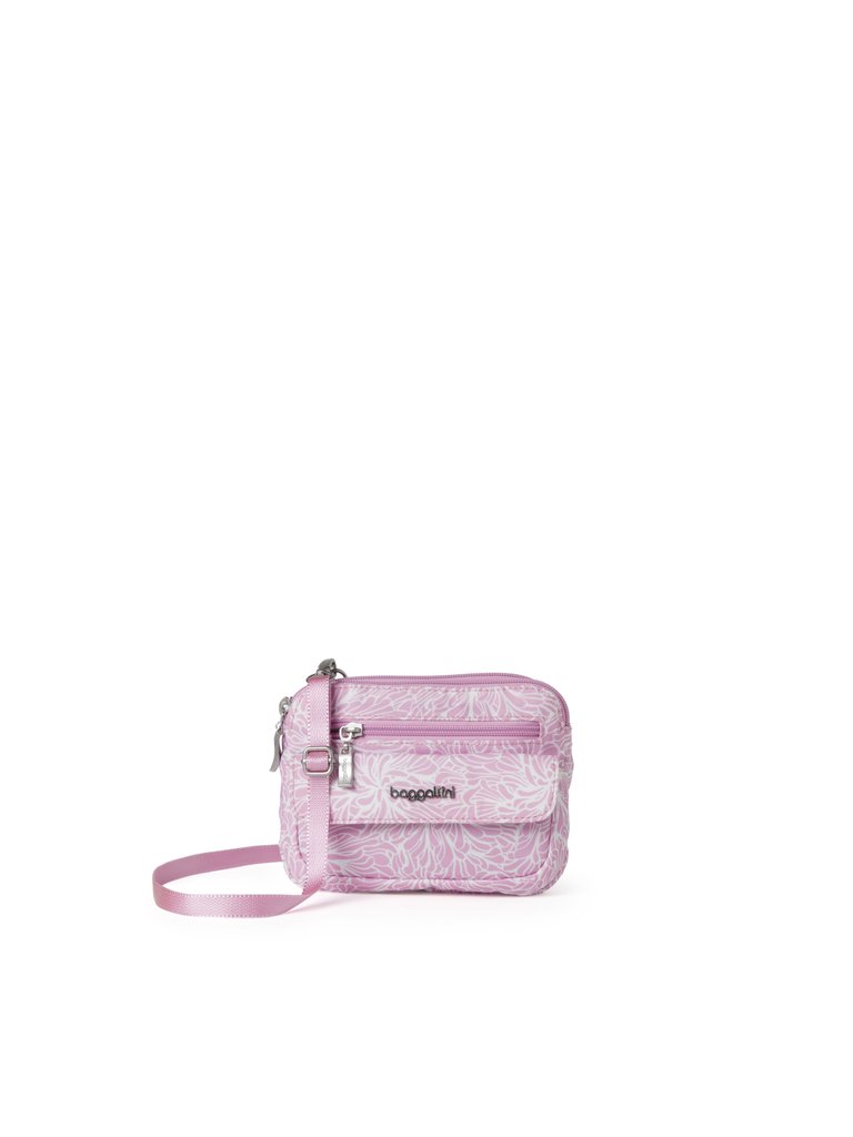 Baggallini Pink Blossom Modern Everywhere Mini Bag | Verishop
