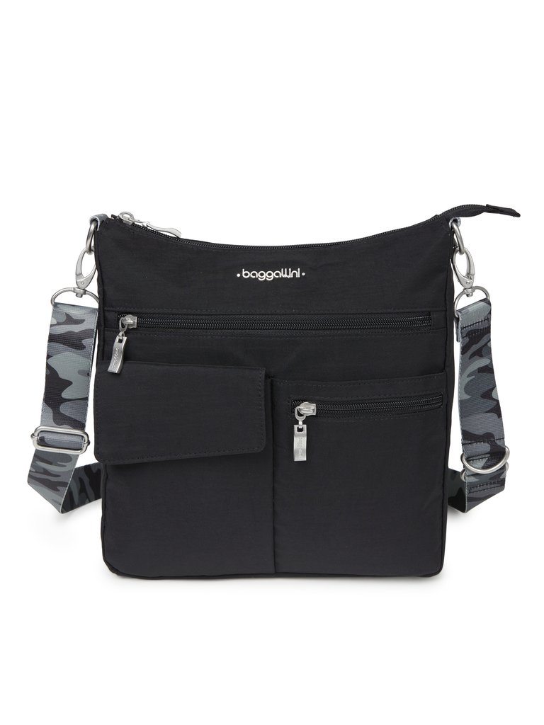 Baggallini Anti-Theft Memento Crossbody Bag - Black