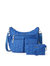Women's Modern Everywhere Hobo Crossbody Bag With Wristlet - Atlantic Blue Quilt