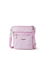 Women's Modern Pocket Crossbody Bag - Pink Blossom