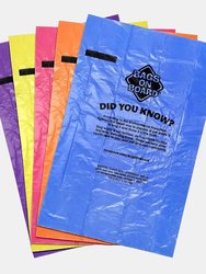 Bags On Board Plastic Dog Poo Bags (Pack Of 4) (Rainbow) (One Size) - Rainbow