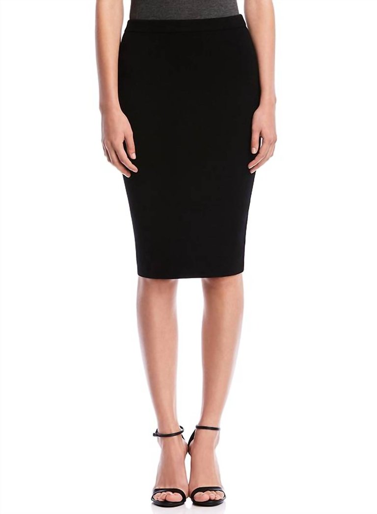 44 Hutton Skirt In Black - Black