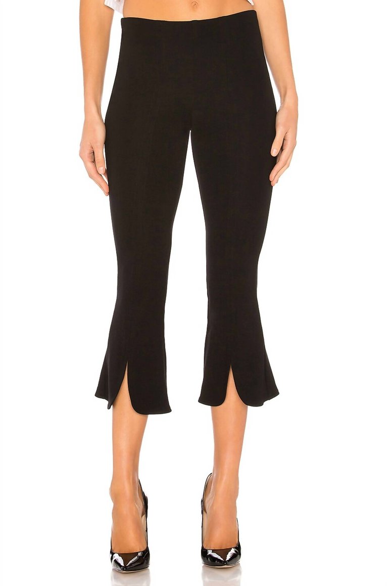 P Shaw Pant In Black - Black