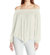 Regatta Off The Shoulder Top In Ivory - Ivory