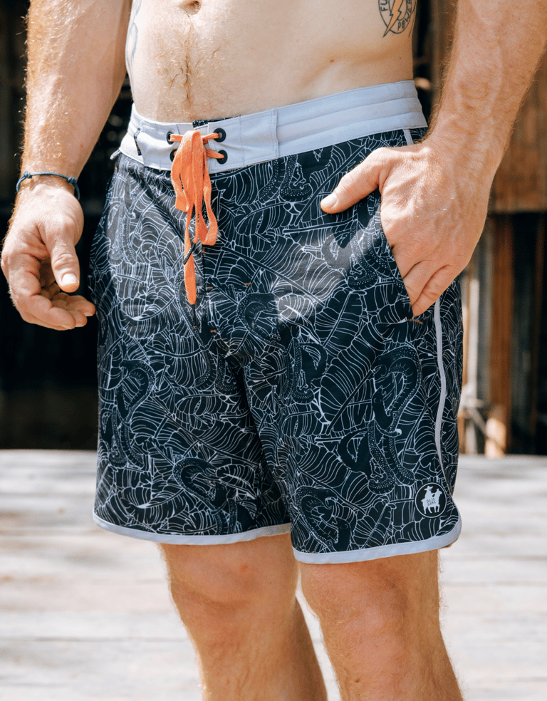 Fair Fight Black - Remanso 17" Boardshorts - Fair Fight Black