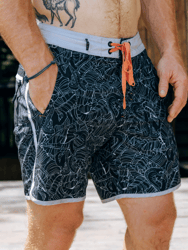 Fair Fight Black - Remanso 17" Boardshorts