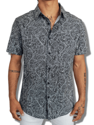 Fair Fight Black - Vagabond™ Button Up Shirts - Black