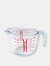 Glass Durable 1000ml Measuring Cup - Clear