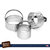 Stainless Steel Dishwasher Safe Set of 3 Cookie Cutter Set