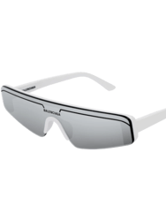 BB Extreme Sunglasses - White-Silver