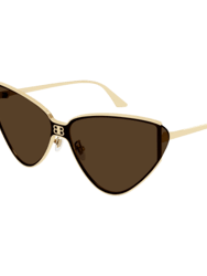 BB Wasp Eye Sunglasses - Gold/Brown