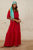 Lyubava Dress - Jungle Red - Red