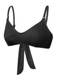 Hali Bralette Bikini Top - Midnight Black