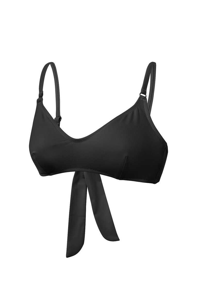 Hali Bralette Bikini Top - Midnight Black - Midnight Black