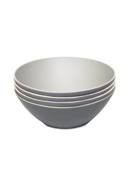 4-Piece Blate Salad Bowl Set (8-inch) - Pebble