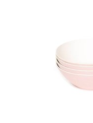 4-Piece Blate Salad Bowl Set (8-inch) - Peony