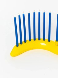 The Banana Menorah Candle Holder