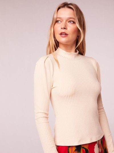 B.O.G. Collective Annabella Ivory Ribbed Knit Top product