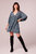 Mallory Teal Floral Babydoll Mini Dress - Deep Teal/Aqua