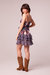 Margaux Purple Mixed Floral Mini Dress