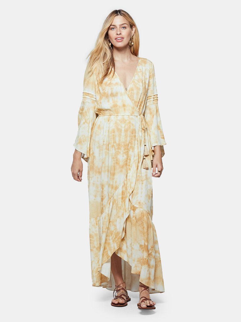 Zion Faux Wrap Maxi Dress 