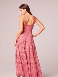 Love Tripping Red Medallion Print Maxi Dress