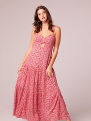 Love Tripping Red Medallion Print Maxi Dress - Red/Egret
