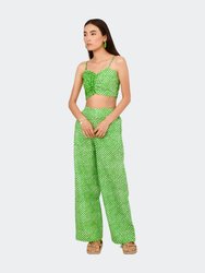 Women's Green Pants - Green