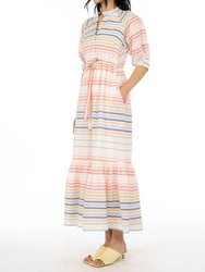 Betty Dress - Candy Stripe