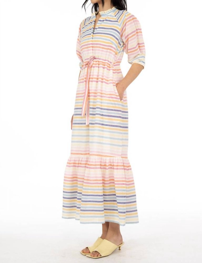 Betty Dress - Candy Stripe