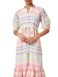 Betty Stripe Dress - Candy Stripe